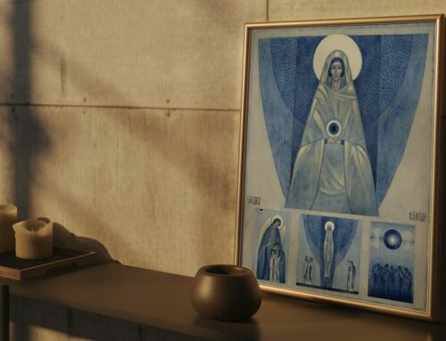 What sets a hand-painted icon apart from a religious print?